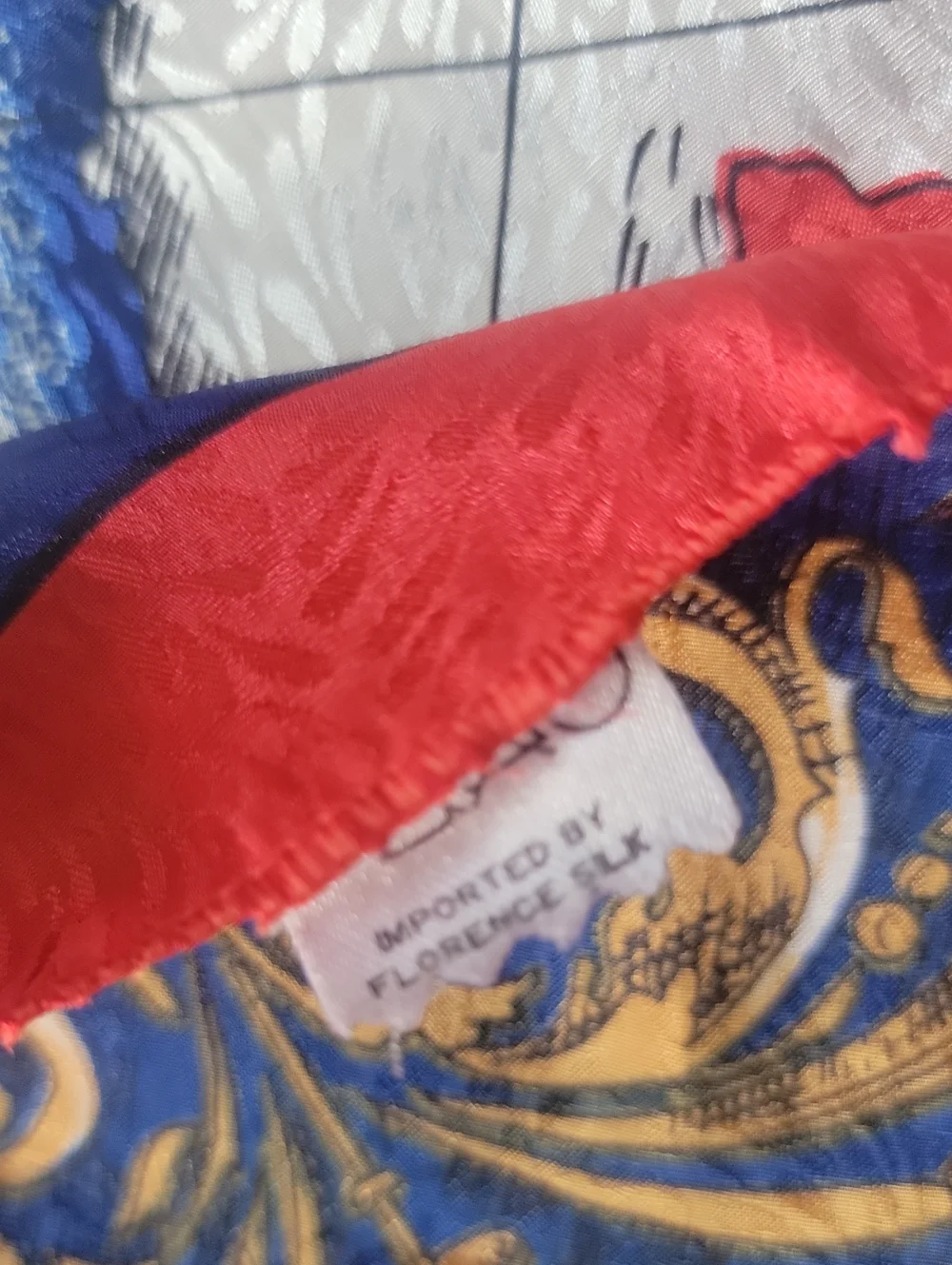 None vintage silk
